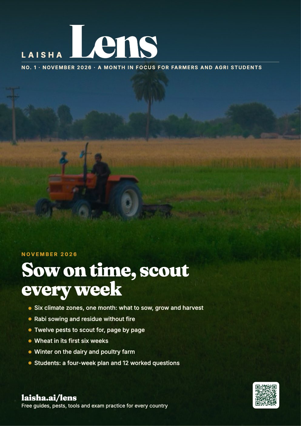 Cover of Laisha Lens, November 2026